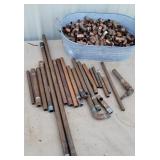 Copper pipe and fittings