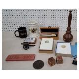 Box misc - Morrisville AG, brass flashlight, 1969