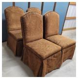 4 upholstered chairs