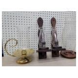 4 candle holders / wall sconces