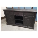 3 drawer 2 door farmhouse cabinet 66"19"38"