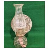 Wall hanging kerosene lamp with back bracket