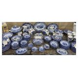 100+ pieces Liberty Blue china