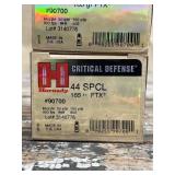 Hornady 44 special 165 gr no shipping
