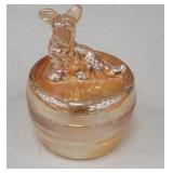 Marigold Carnival dog powder dish