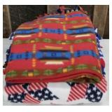 2 Heavy fleece blankets