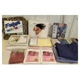 All new queen size mattress pad , flat sheets,