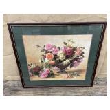 Framed Albert Williams print - still life w/