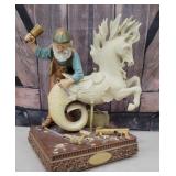Master Carver carousel maker music box