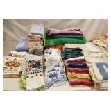 Nice lot of beach towels, kitchen towels,
