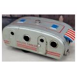 Tin toy house trailer