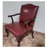 Leather claw and ball office chair