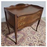 2 drawer walnut server 31"18"30"