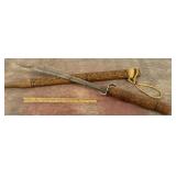 Oriental sword w/ ornate sheath