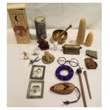 Candles, metal calendar, advertising can, hot