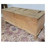 Dovetailed lift top blanket chest 48"18"20"