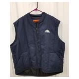 3 extra large, regular red cap Navy vest,  willow