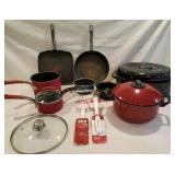 Pots and pan lot, Farberware, Ballerini, Armaral,