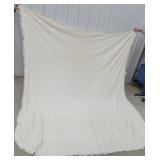 Heavy chenille bedspread - looks queen size? -