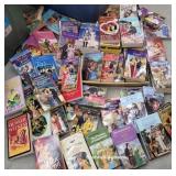 Box old romance paperbacks