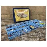 Matchbox collector case w/ cars