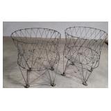 2 wire laundry baskets