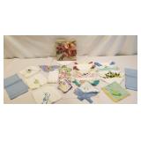 Beautiful retro handkerchiefs, hand towels, etc