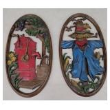 Pr Sexton 1975 metal plaques -