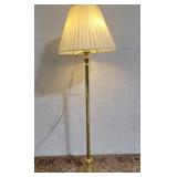 Brass floor lamp