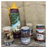 Steins - the tall one has damage