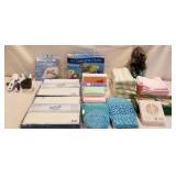All new cleaning supplies, sponges, doc cloths,