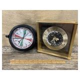 2 clocks - Seiko world clock & Chelsea radio room