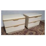 Pair retro end stands 26"17"23"