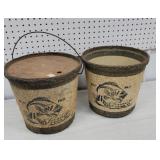 2 bait pails 11"11"
