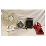 Comfort edge fan, Pelonis fan, Delonghi heater,