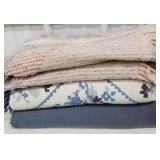 2 blankets and rug, need cleaning