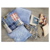 Bag of throw pillows