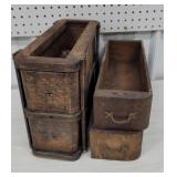 Sewing machine drawers