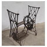 Singer sewing machine base