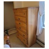 Oak highboy dresser