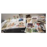 Box of unframed prints - Andrew Wyeth, Francis