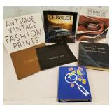 U.S stamp album, small album of stamps, car