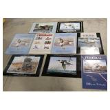 9 duck stamp prints, 18x24