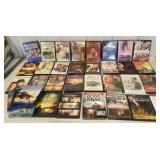 30 plus DVDs, love stories, families stories, etc