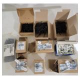 Assortment of hardware all new in boxes