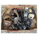 Box of headphones