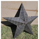 Tin rustic barn star 36"