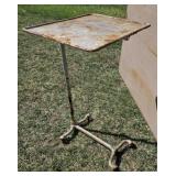 Medical side table 34"20"16"