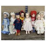 8 Effanbee dolls