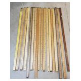 18 metal eye,  yard sticks